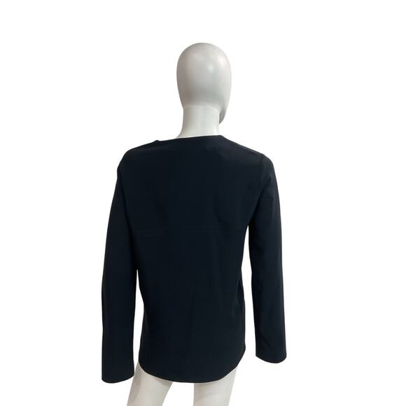 Stella Mccartney Black Rayon Crew Neck Long Sleeve Sweatshirt Size OS - Picture 3 of 5